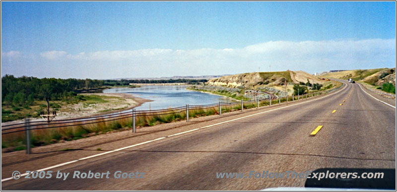 Highway 16, Yellowstone River, MT Highway 16, Yellowstone River, MT
