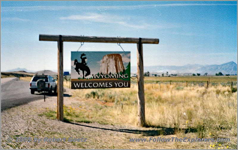 Highway 72, State Line MT and WY