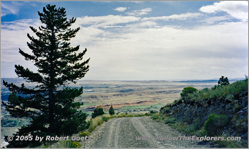 Spirit Mountain Rd, Shoshone Canyon, Wyoming