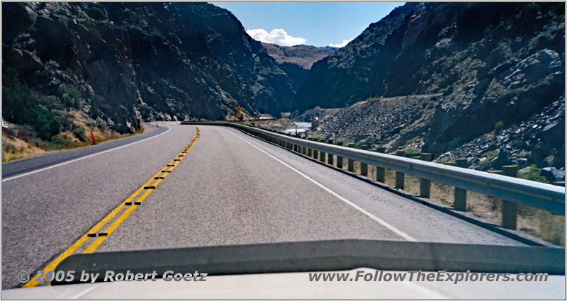 Highway 20, Wind River Canyon, Wyoming