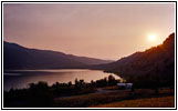 Sonnenuntergang Lower Slide Lake, Wyoming