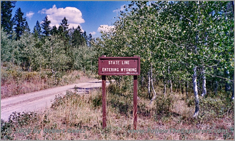 FR264, Staatsgrenze Idaho & Wyoming