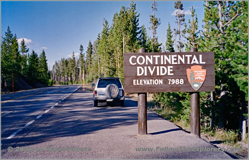 Continental Divide, Yellowstone National Park, WY Continental Divide, Yellowstone National Park, WY