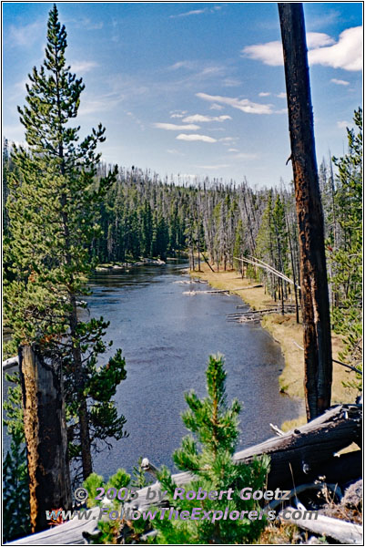 Lewis Channel Trail, Yellowstone National Park, WY Lewis Channel Trail, Yellowstone National Park, WY