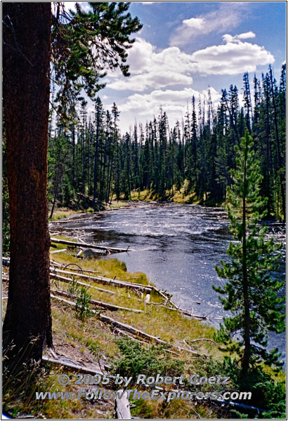 Lewis Channel Trail, Yellowstone National Park, WY Lewis Channel Trail, Yellowstone National Park, WY