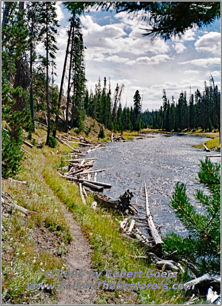 Lewis Channel Trail, Yellowstone National Park, WY Lewis Channel Trail, Yellowstone National Park, WY