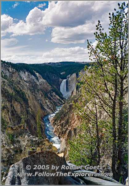 Lower Falls, Yellowstone River, Yellowstone National Park, WY