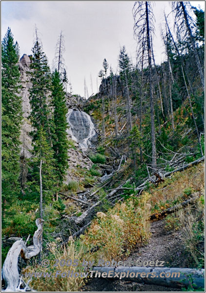 Wraith Falls, Yellowstone River, Yellowstone National Park, WY