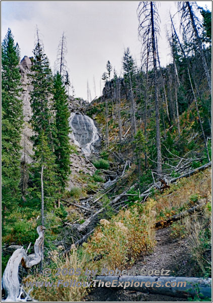 Wraith Falls, Yellowstone River, Yellowstone National Park, Wyoming