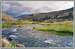 N Entrance Rd, Gardner River, Yellowstone National Park, WY