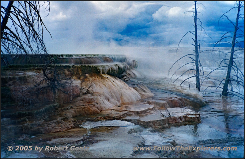 Mammoth Hot Springs, Yellowstone National Park, Wyoming