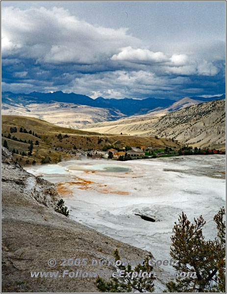 Mammoth Hot Springs, Yellowstone National Park, WY Mammoth Hot Springs, Yellowstone National Park, WY