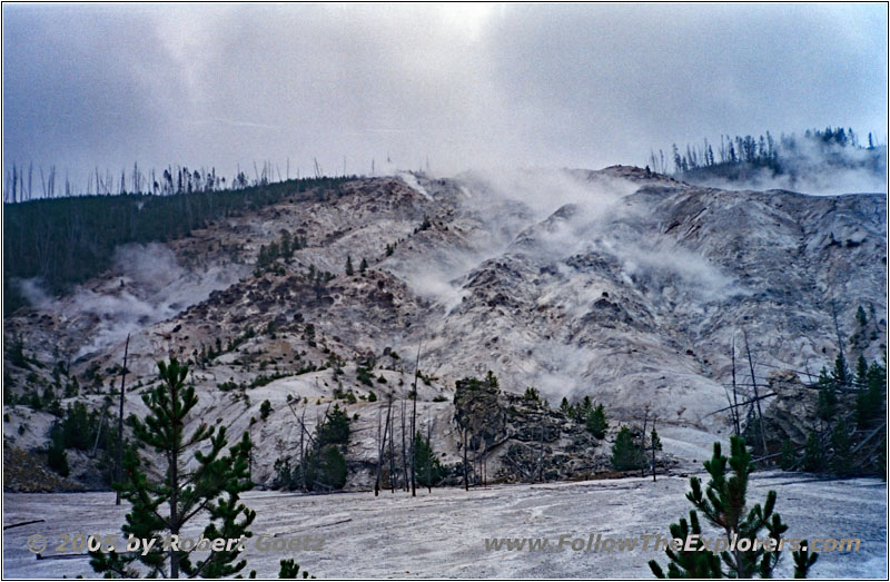 Crystal Spring, Yellowstone National Park, WY Crystal Spring, Yellowstone National Park, WY