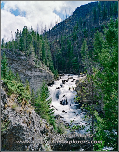 Firehole Falls, Yellowstone National Park, WY Firehole Falls, Yellowstone National Park, WY