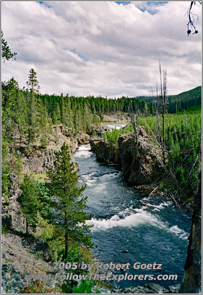 Firehole Falls, Yellowstone National Park, Wyoming