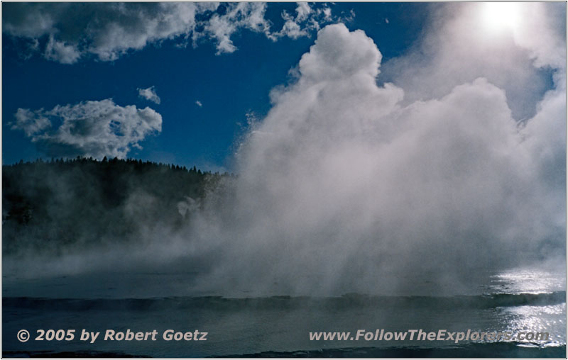 Great Fountain Geyser, Yellowstone National Park, Wyoming