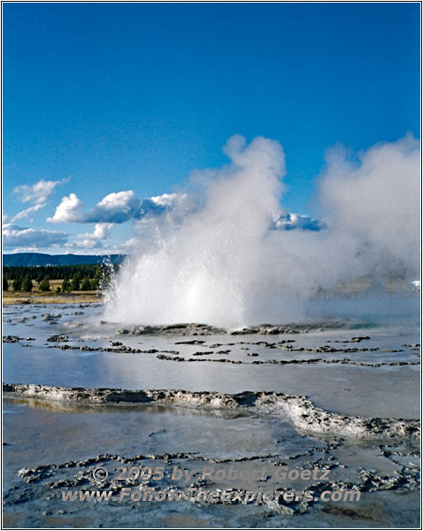 Great Fountain Geyser, Yellowstone National Park, WY