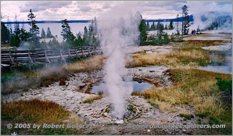 West Thumb Geyser Basin, Yellowstone National Park, Wyoming