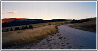 Pryor Mountain Rd zurück, Montana