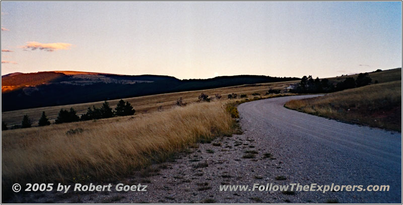 Pryor Mountain Rd zurück, Montana