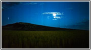 Moon, Pryor Mountain Rd back, MT