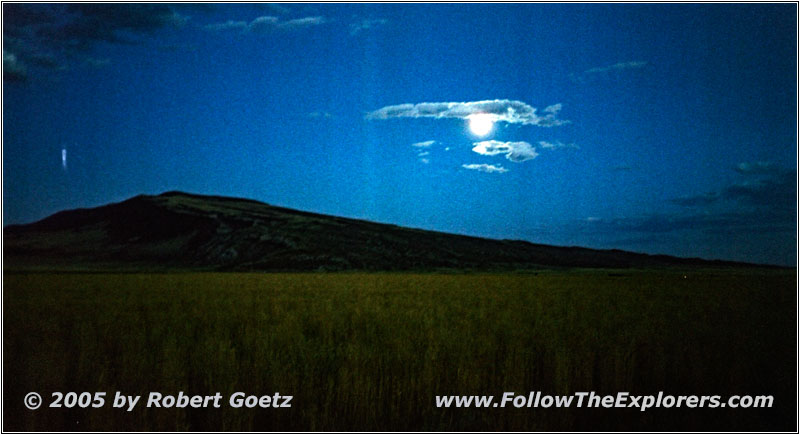 Moon, Pryor Mountain Rd back, MT Moon, Pryor Mountain Rd back, MT