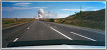 Burning Field, I-94, MT