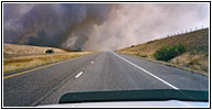 Brennendes Feld, Interstate 94, Montana