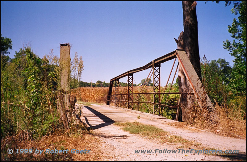 Brücke auf Backroad, Missouri