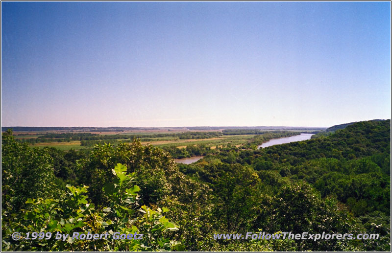 Missouri River, Indian Cave State Park Missouri River, Indian Cave State Park