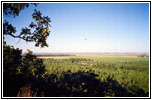 Adler über Missouri River, Nebraska