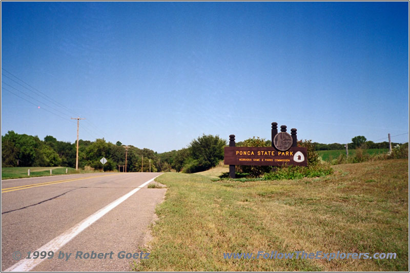 Ponca State Park Sign, NE