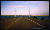 Highway 20 Brücke, Lake Oahe, South Dakota