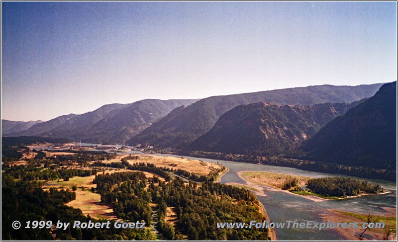 Columbia River, Beacon Rock, Washington