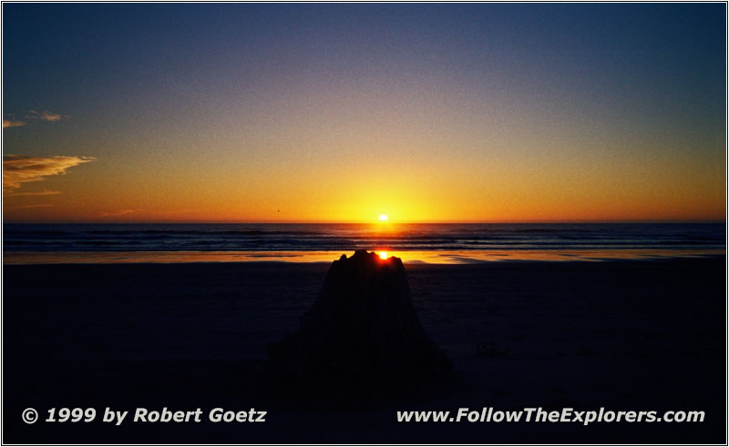 Sonnenuntergang Pazifik, Cannon Beach, Oregon