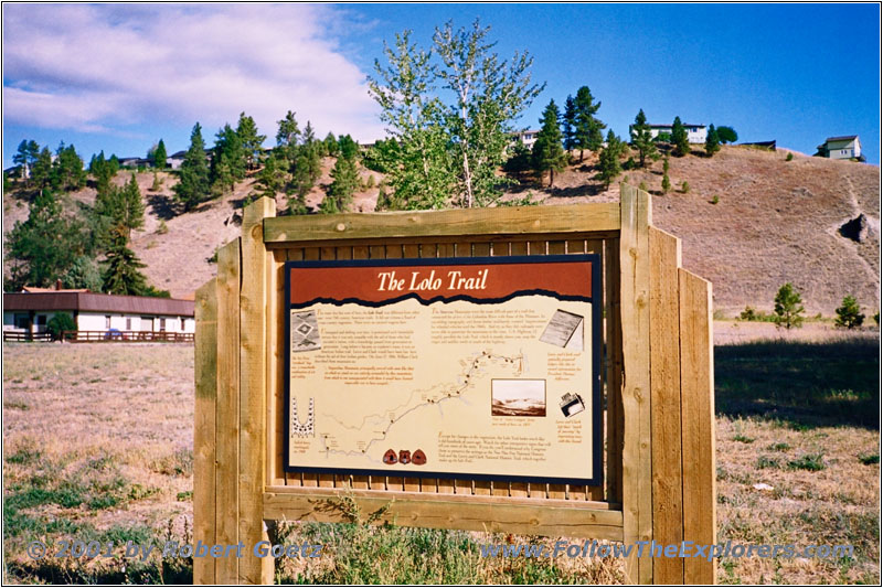 Marker Lolo Trail, Lolo, MT Marker Lolo Trail, Lolo, MT
