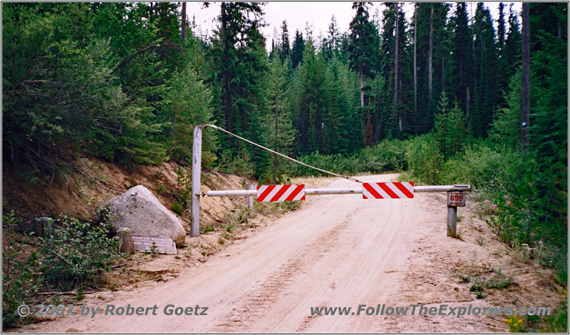 Road Closed at Forest Road FR369, ID Road Closed at Forest Road FR369, ID
