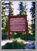 Historical Marker Snowbank Camp, Lolo Motorway, FR500, ID