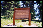 Historical Marker Indian Post Office, Lolo Motorway, FR500, ID