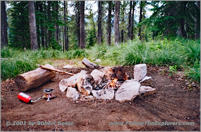 The Smoking Place, Second Campsite, Lolo Motorway, FR500, ID The Smoking Place, Second Campsite, Lolo Motorway, FR500, ID