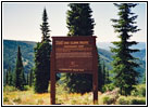 Marker Greensward Camp, Lolo Motorway, FR500, ID Marker Greensward Camp, Lolo Motorway, FR500, ID