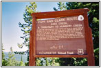 Schild Hungery Creek, Lolo Motorway, FR500, Idaho