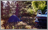 First Campsite Way Back at Lolo Motorway, FR485, ID