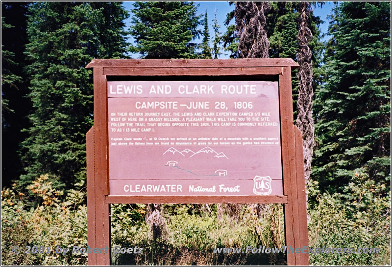 Marker Lewis & Clark 13 Mile Camp, ID Marker Lewis & Clark 13 Mile Camp, ID
