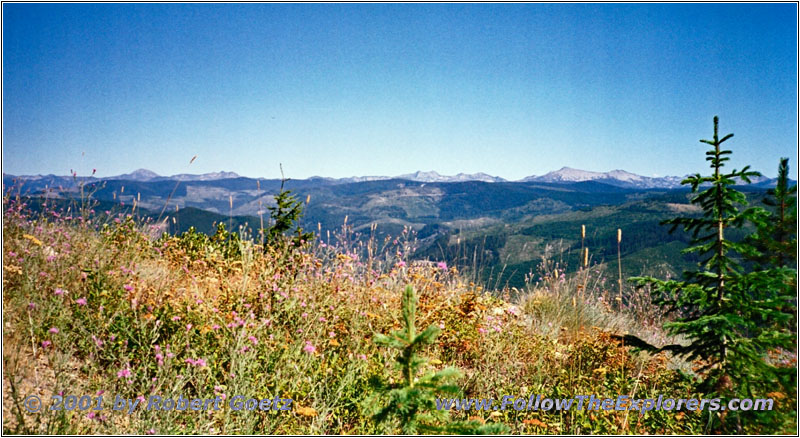 Bitterroot Range, Rocky Ridge Lookout, ID Bitterroot Range, Rocky Ridge Lookout, ID