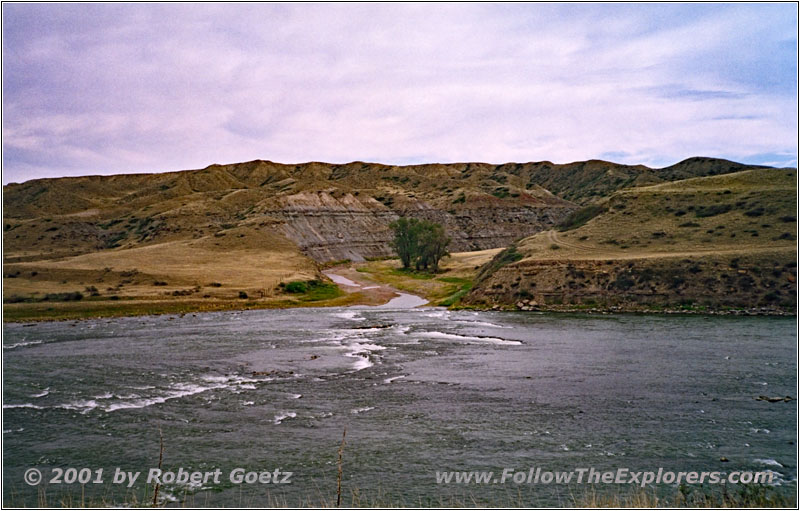 Missouri River, Lewis & Clark Portage Camp, MT Missouri River, Lewis & Clark Portage Camp, MT