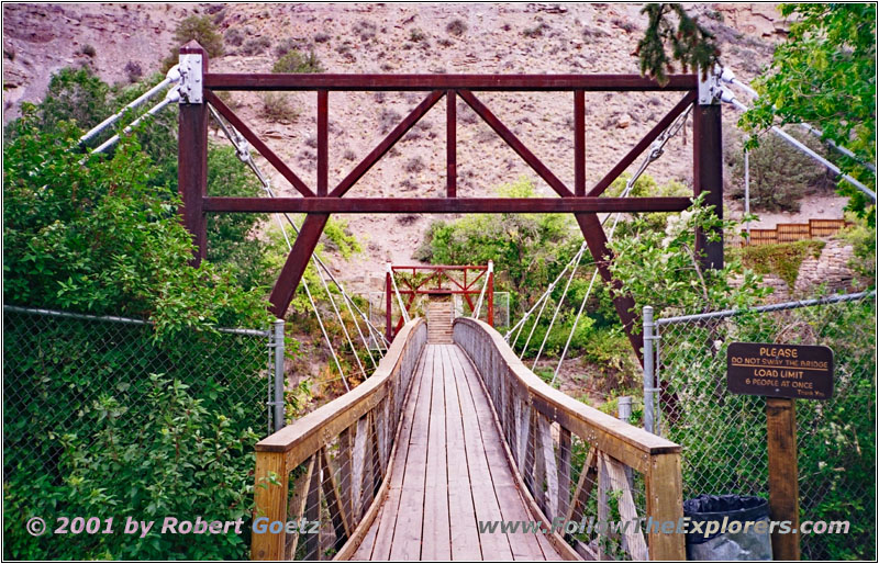 Pedestrian Bridge, Ryan Dam, MT Pedestrian Bridge, Ryan Dam, MT