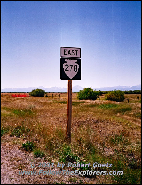 Schild Highway 278, Montana