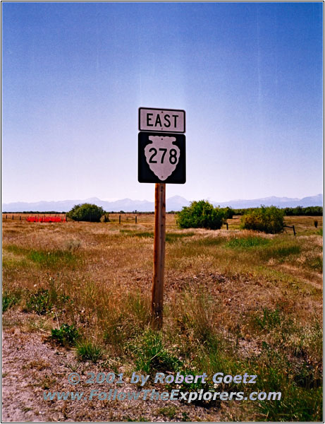 Sign Highway 278, MT Sign Highway 278, MT