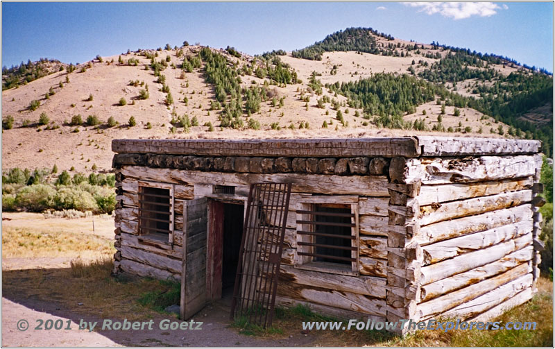 Gefängnis, Geisterstadt Bannack, Montana